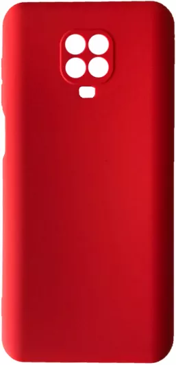 Чехол Epik Silicone Case Full Camera для Xiaomi Redmi Note 9S, 9 Pro Red - фото 1