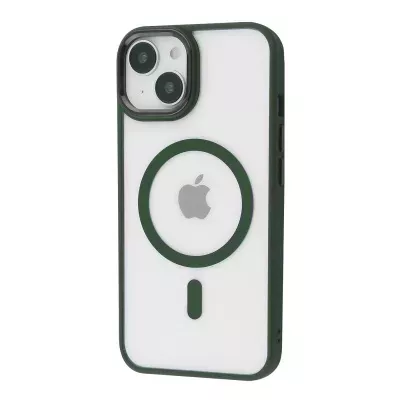 Чехол Wave Ardor Case with MagSafe для Apple iPhone 15 Plus Green - фото 1