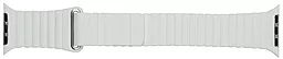 Ремінець ArmorStandart Leather Loop для для Apple Watch 42mm/44mm/45mm/49mm White (ARM57836)