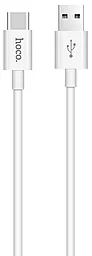 Кабель Hoco X23 Skilled USB-A - Type-C 12w 2.4a 1м cable White - фото Кабель Hoco X23 Skilled USB-A - Type-C 12w 2.4a 1м cable White