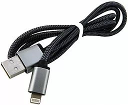 Кабель Walker USB-A - Lightning 12w 2.4a 1м cable Gray - фото Кабель Walker USB-A - Lightning 12w 2.4a 1м cable Gray