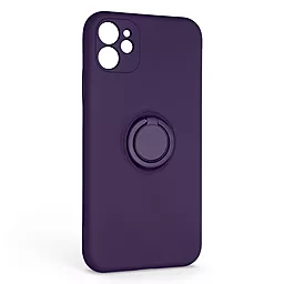 Чохол ArmorStandart Icon Ring для Apple iPhone 11  Dark Purple (ARM68646)