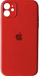 Чехол Silicone Case Full Camera для Apple iPhone 12 Mini Red