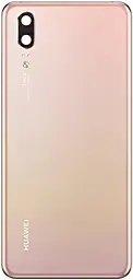 Задняя крышка корпуса Huawei P20 со стеклом камеры Original Pink Gold - фото Задняя крышка корпуса Huawei P20 со стеклом камеры Original Pink Gold