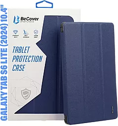 Чехол для планшета BeCover Soft Edge с креплением для стилуса для Samsung Galaxy Tab S6 Lite (2024) 10.4" P620/P625/P627 Deep Blue (710837) - фото Чехол для планшета BeCover Soft Edge с креплением для стилуса для Samsung Galaxy Tab S6 Lite (2024) 10.4" P620/P625/P627 Deep Blue (710837)
