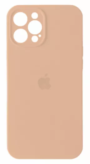 Чехол Silicone Case Full Camera для Apple iPhone 15 Pro Pink Sand - фото 1