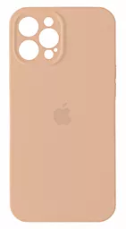 Чехол Silicone Case Full Camera для Apple iPhone 15 Pro Pink Sand - фото Чехол Silicone Case Full Camera для Apple iPhone 15 Pro Pink Sand
