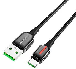 Кабель USB Borofone BU14 USB Type-C Cable 1.2м 5А Black - миниатюра 3