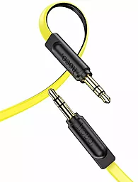 Аудио кабель Hoco UPA16 AUX mini Jack 3.5мм (М/М) Cable 1 м yellow - фото Аудио кабель Hoco UPA16 AUX mini Jack 3.5мм (М/М) Cable 1 м yellow