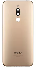 Задняя крышка корпуса Meizu M6T со стеклом камеры Gold - фото Задняя крышка корпуса Meizu M6T со стеклом камеры Gold