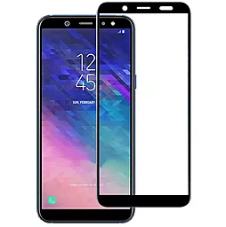 Захисне скло 1TOUCH Full Glue Samsung Galaxy A605 (A6+ 2018) (без упаковки) Black