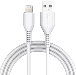 Кабель Jellico KDS-30 USB-A - Lightning 12w 3.1a 1м cable White - фото Кабель Jellico KDS-30 USB-A - Lightning 12w 3.1a 1м cable White