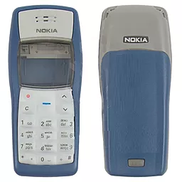 Корпус Nokia 1100 с клавиатурой Blue