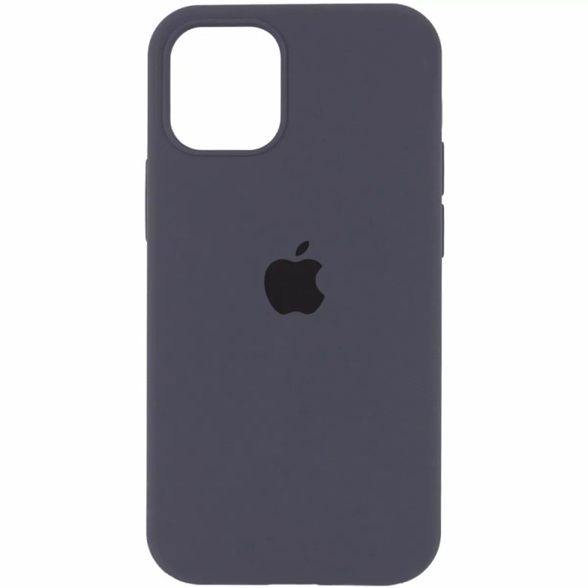 Чехол Silicone Case Full для Apple iPhone 16 Pro Max Dark Grey - фото 1