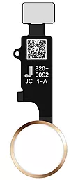 Шлейф Apple iPhone 7 / iPhone 7 Plus / iPhone 8 / iPhone 8 Plus с универсальной кнопкой JCID Home Original Gold - фото Шлейф Apple iPhone 7 / iPhone 7 Plus / iPhone 8 / iPhone 8 Plus с универсальной кнопкой JCID Home Original Gold