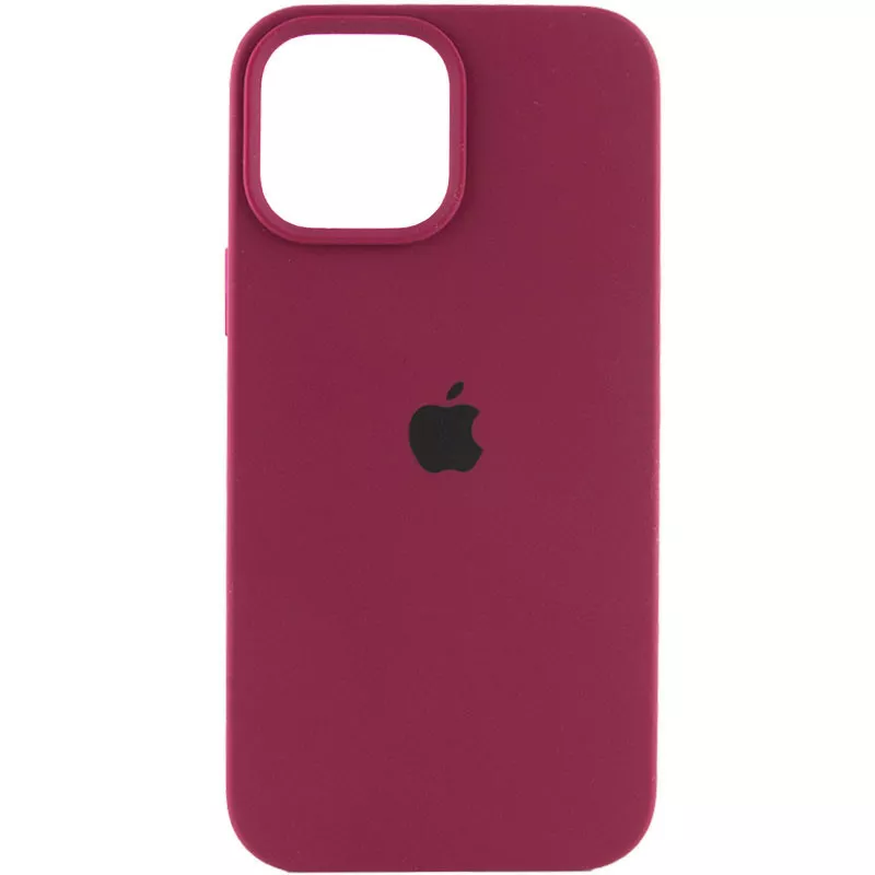 Чехол Silicone Case Full для Apple iPhone 15 Maroon - фото 1