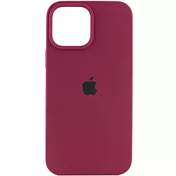 {"ru": "Чехол", "uk": "Чохол"} Silicone Case Full для Apple iPhone 15 Maroon