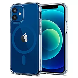 Чехол Spigen iPhone 12, iPhone 12 Pro - Ultra Hybrid MagSafe Compatible Blue (ACS02627)