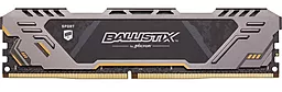 Оперативна пам'ять Crucial 8GB DDR4 3200MHz Ballistix Sport AT (BLS8G4D32AESTK)