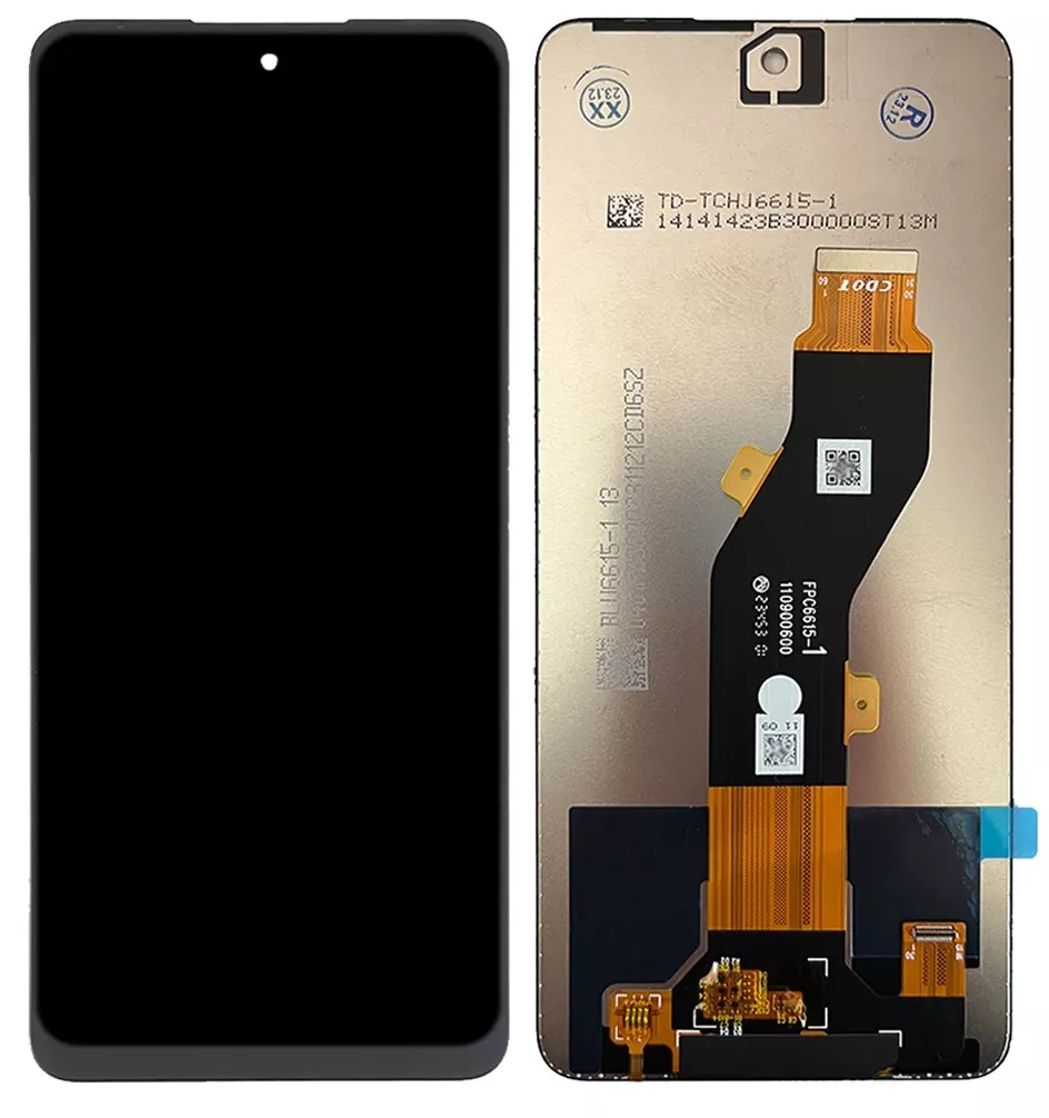 Дисплей Tecno Spark 20C (BG7n) с тачскрином, Black - фото 1