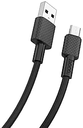 Кабель USB Hoco X29 Superior Style micro USB Cable Black - миниатюра 2