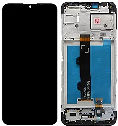 Дисплей Motorola Moto E7 Power, Moto E7i Power (XT2097) з тачскріном і рамкою, Black
