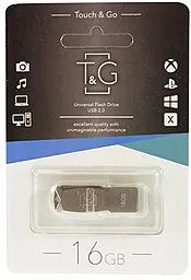 Флешка T&G Metal Series 16GB USB 2.0 (TG100-16G) Silver