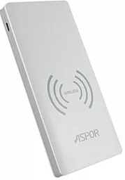 Повербанк Aspor A341W 8000mAh Grey - фото Повербанк Aspor A341W 8000mAh Grey