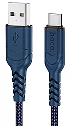 Кабель Hoco X59 Victory Charging USB-A - Type-C 15w 3a 1м cable Blue