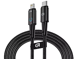 Кабель ArmorStandart Armour USB Type-C - Lightning 15w 3a 1м сable Black (ARM75865) - фото Кабель ArmorStandart Armour USB Type-C - Lightning 15w 3a 1м сable Black (ARM75865)