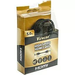 Видеокабель Viewcon HDMI 5.0m (VC-HDMI-509-5m) - миниатюра 2