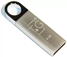 Флешка T&G Metal Series 8GB USB 2.0 (TG026-8G) Silver