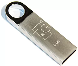 Флешка T&G Metal Series 8GB USB 2.0 (TG026-8G) Silver - фото Флешка T&G Metal Series 8GB USB 2.0 (TG026-8G) Silver