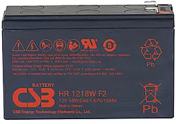 Акумуляторна батарея CSB 12V 4.5Ah 18W (HR1218WF2) Black