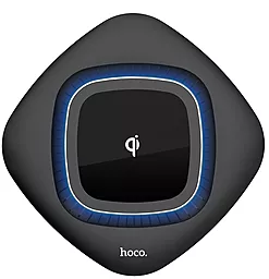 Беспроводное (индукционное) зарядное устройство быстрой QI зарядки Hoco CW10 Black