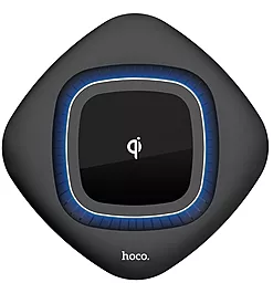 Беспроводное (индукционное) зарядное устройство с быстрой QI зарядкой Hoco CW10 2a wireless charger black