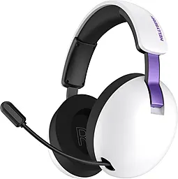 Наушники HATOR Hellyberry HH30 White-Violet (HH30_wireless_WV) - фото Наушники HATOR Hellyberry HH30 White-Violet (HH30_wireless_WV)