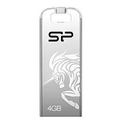 Флешка Silicon Power 4Gb Touch T03 horse-year edition (SP004GBUF2T03V1F14) Silver - фото Флешка Silicon Power 4Gb Touch T03 horse-year edition (SP004GBUF2T03V1F14) Silver