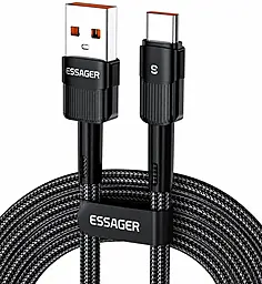 Кабель Essager Star USB-A - Type-C 66w 7a 1м cable Black (EXCT-XC01)