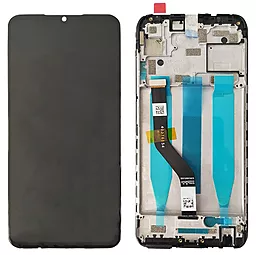 Дисплей Meizu M9 Note, Note 9 (M923) с тачскрином и рамкой, оригинал, Black