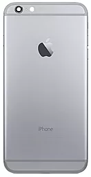 Задняя крышка корпуса Apple iPhone 6 Plus со стеклом камеры Space Gray - фото Задняя крышка корпуса Apple iPhone 6 Plus со стеклом камеры Space Gray