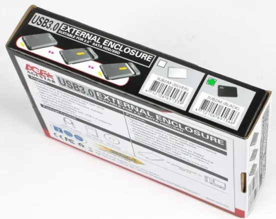 Кишеня для HDD AgeStar 3UB 2A8 Black - фото 5