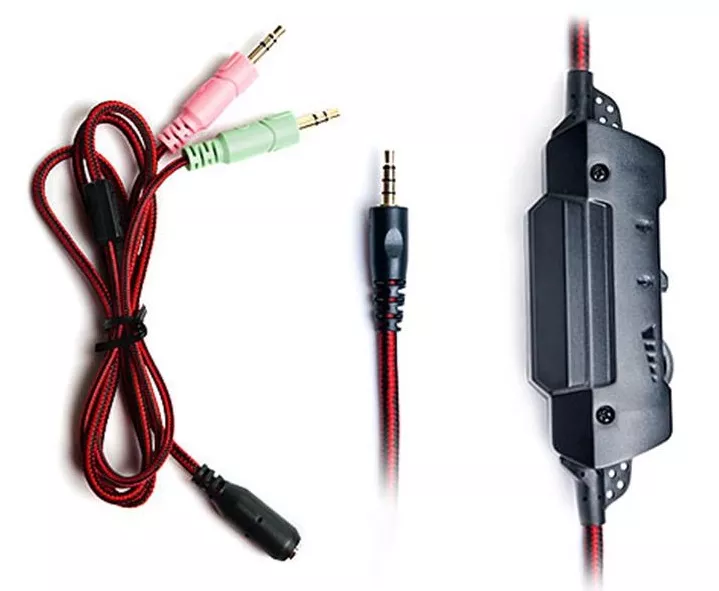 Навушники REAL-EL GDX-7600 Black/Red (EL124100028) - фото 4
