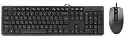 Комплект (клавиатура+мышка) A4Tech KK-3330S Black - фото Комплект (клавиатура+мышка) A4Tech KK-3330S Black