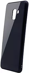 Чехол Intaleo Real Glass Samsung A730 Galaxy A8 Plus 2018 Black (1283126490064)