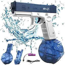 Водяний пістолет Glock Electric Water Storage Gun Pistol Shooting Toy