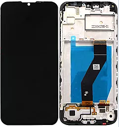 Дисплей Motorola Moto E6s (XT2053, XT2053-2) с тачскрином и рамкой, оригинал, Black - фото Дисплей Motorola Moto E6s (XT2053, XT2053-2) с тачскрином и рамкой, оригинал, Black