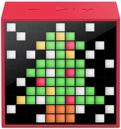 Колонки акустические Divoom Timebox Mini Red - фото Колонки акустические Divoom Timebox Mini Red