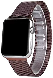 Змінний ремінець для розумного годинника Apple Watch Milanese Loop Band 38mm Coffee - мініатюра 2