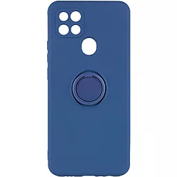 Чехол Epik TPU Candy Ring Full Camera для Oppo A15s, Oppo A15 Серый / Lavender Gray